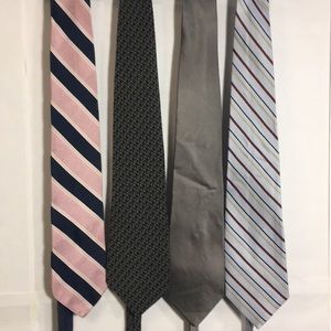 Group of four ties